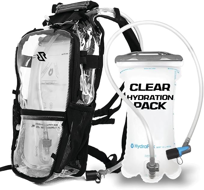 RAVERUNNER® Anti-Theft Hydration Backpack | Festival Approved Rave Backpack by RAVERUNNER
