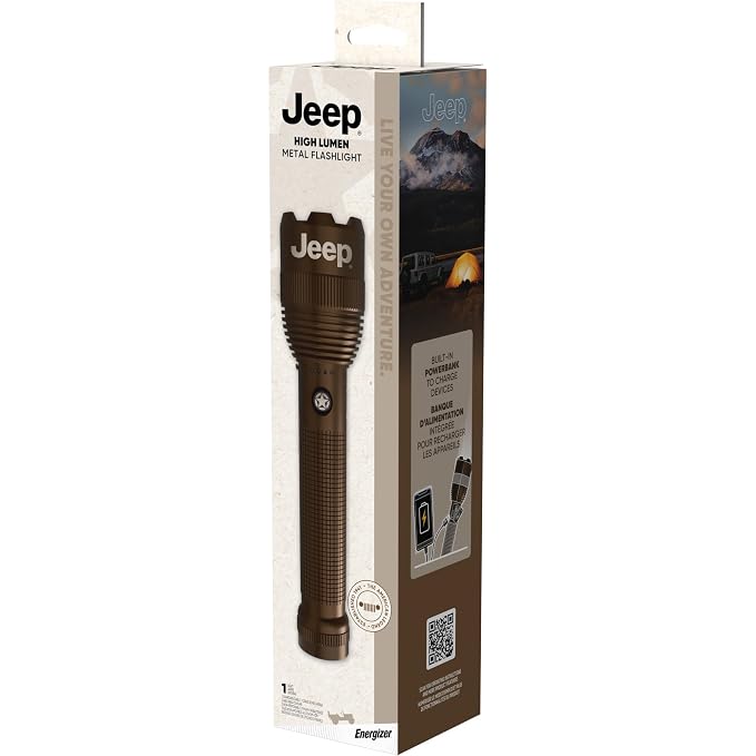 Energizer Jeep High Lumen-10000 Flashlight Recharegeable, Ultra Bright 10 - Image 9