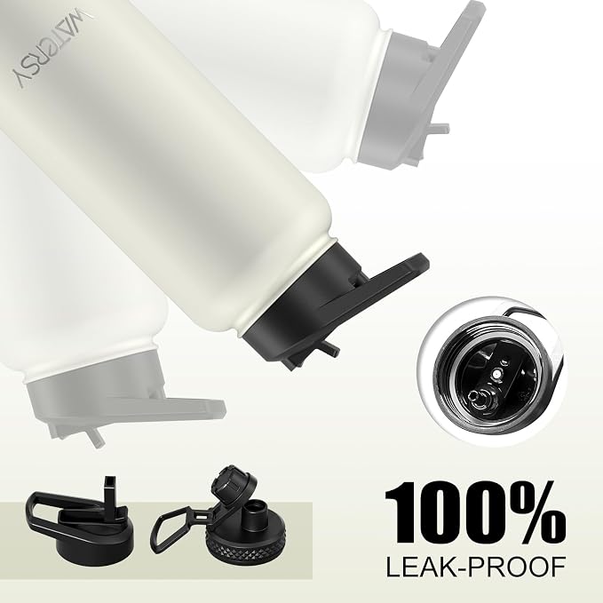32oz Insulated Water Bottle, BPA Free&Leak Proof, Stainless Steel Water Flask - Image 5