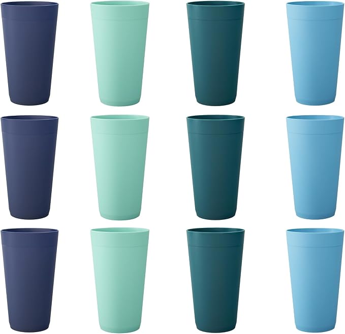 US Acrylic Newport 20 ounce Unbreakable Plastic Stackable Water Tumblers in 4 - Image 7