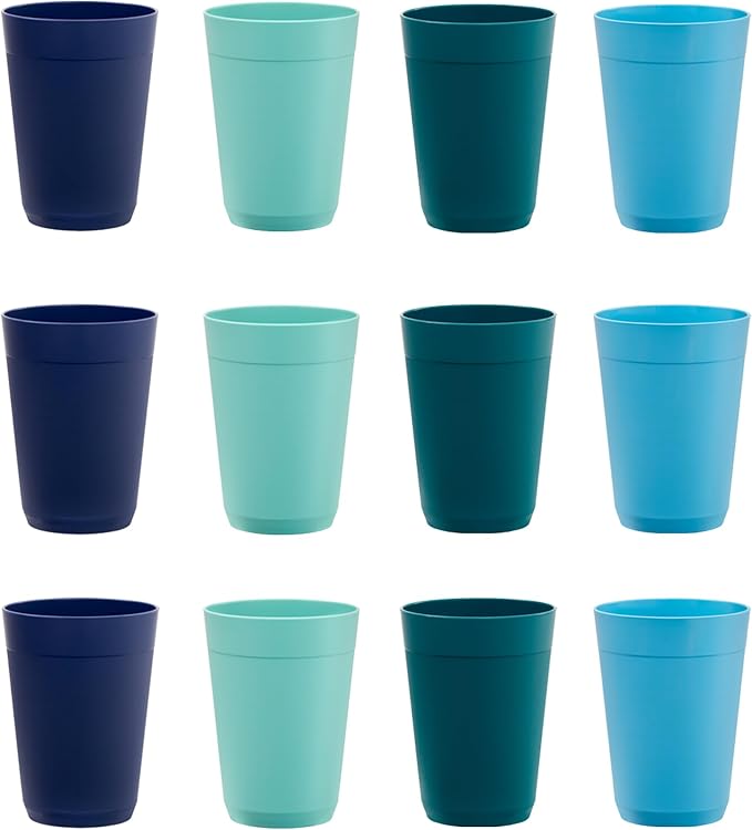 US Acrylic Newport 10 ounce Unbreakable Plastic Stackable Juice Tumblers in - Image 7