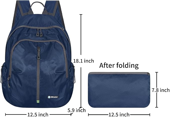 Lightweight Packable Foldable Backpack, Hiking backpack, Travel Backpack - Image 2