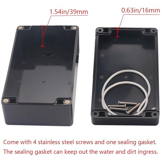 Junction Box IP65 Waterproof ABS Plastic Electrical Project Case Power Junction - Image 4