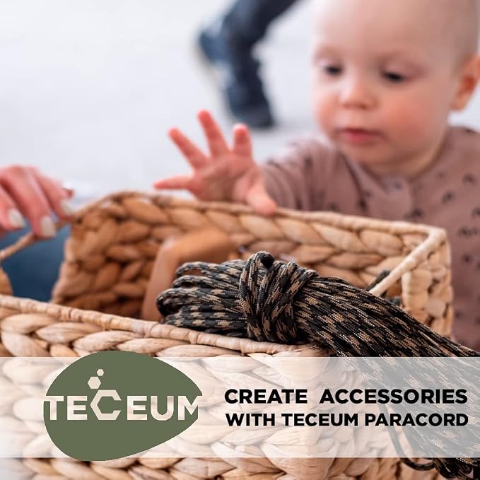 TECEUM 5/32" Paracord Rope 1000 – 1000ft / 200ft / 100ft / 50ft – Tactical - Image 7
