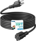 DEWENWILS Extension Cord 20 FT, 3 Prong Waterproof Extension Cable by DEWENWILS