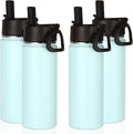 Volhoply 18oz Insulated Water Bottle Bulk 4 Pack, Kids Stainless Steel Water by LiveFully%EF%BC%8CDrinkFreely%E2%80%94KeepGoingwithVolhoply%EF%BC%81
