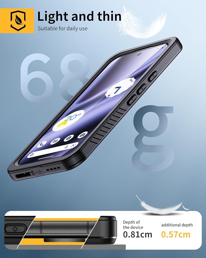 Lanhiem Pixel 10 Pro XL Case, IP68 Waterproof Dustproof Case - Image 4