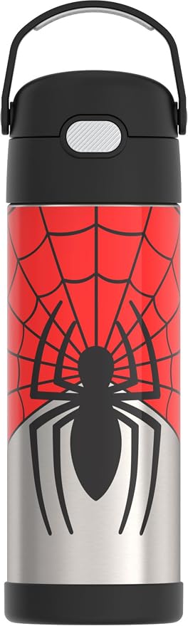THERMOS FUNTAINER 16 Ounce Stainless Steel Vacuum Insulated Bottle by Thermos