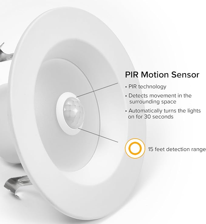 Maxxima 4 in. Retrofit LED PIR Motion Sensor Downlight - Image 4