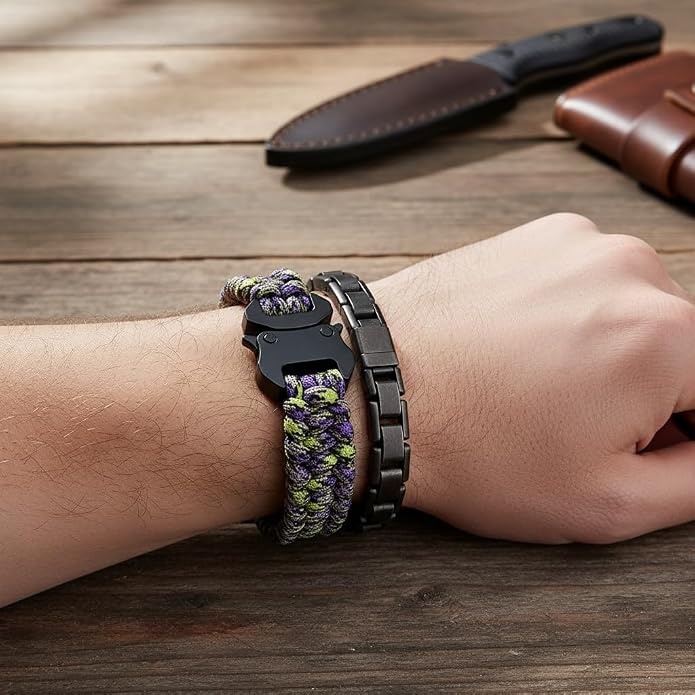 Parachute Cord Bracelets Trilobite Weaved Paracord Bracelet - Image 3