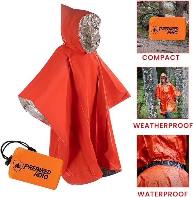 Hero Prepared Survival Tool Poncho - Image 3