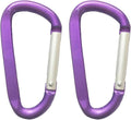 LESHIRY Large Carabiners Keychain 3" Aluminum D Shape Premium Durable D-Ring by LESHIRY