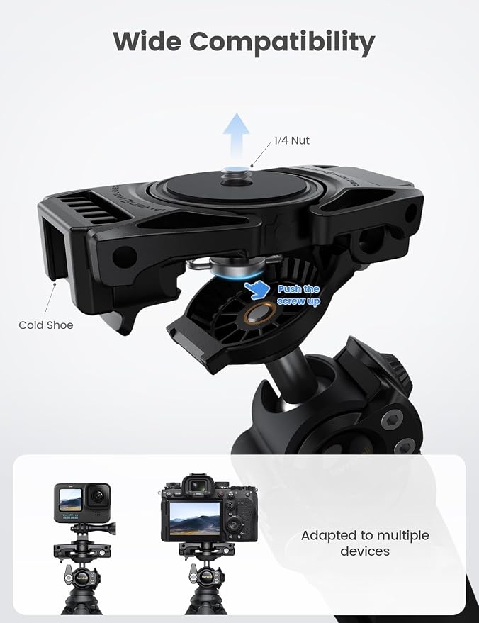 Lamicall Tripod for Camera - 3 in 1 Flexible Tripod for iPhone - iPhone Stand - Image 2