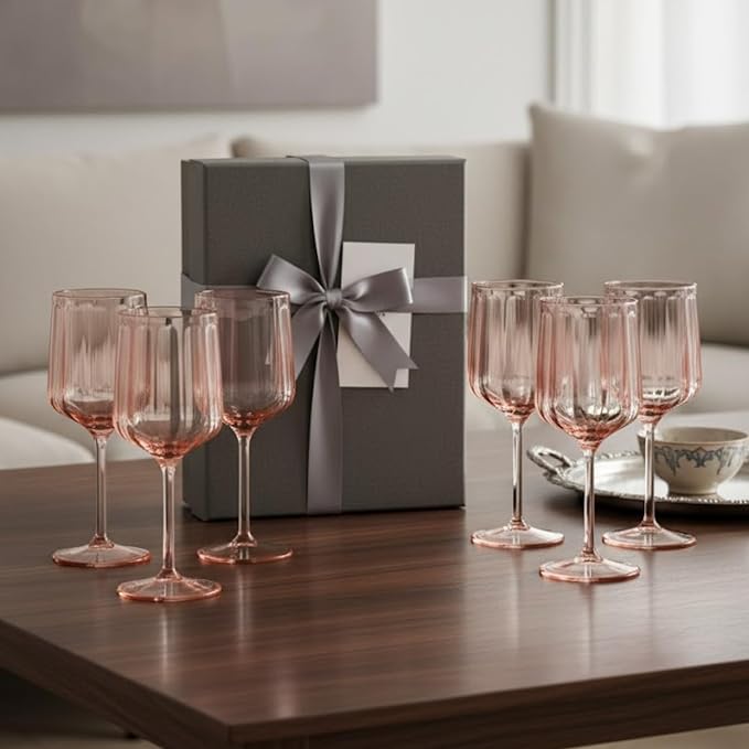 Khen Acrylic Lucia Stemmed Goblets - Image 6