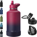 RUBYFLASK 64oz Insulated Water Bottle by RUBYFLASK