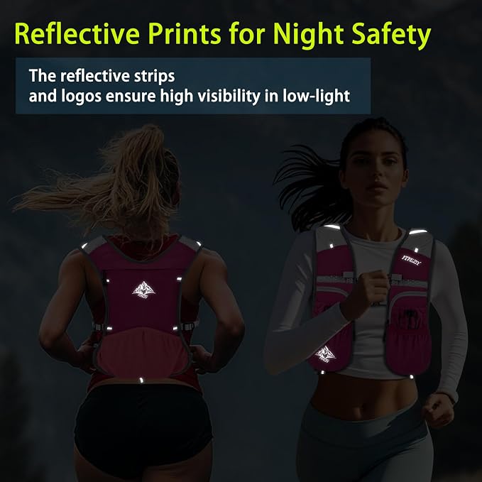 ITIEZY Running Vest for Women Men, 5L Hydration Backpack Lightweight Running - Image 8