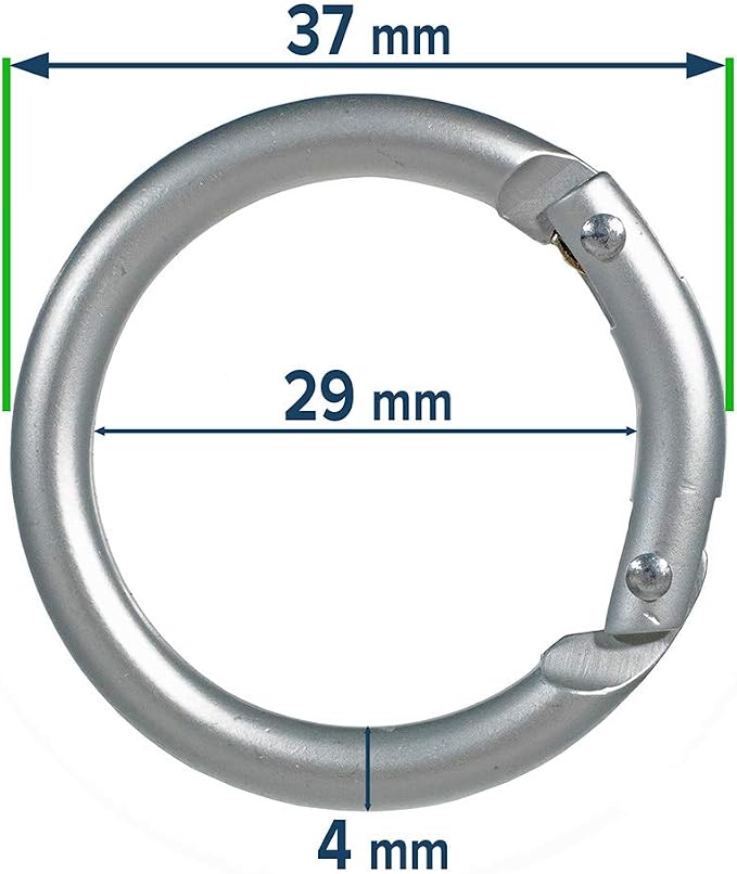 Paracord Planet Spring Gate O Rings – Available in 3/4 Inch and 1 Inch Sizes – - Image 5