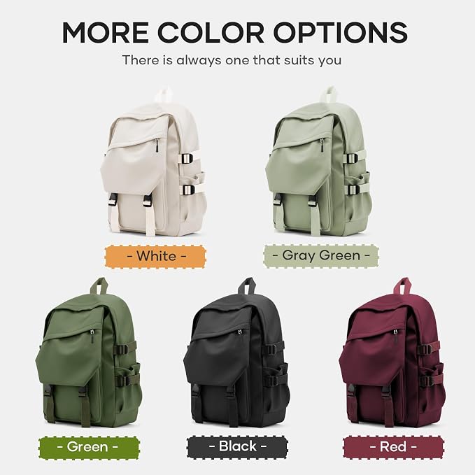 coowoz Lightweight School Bag Casual Daypack College Laptop Backpack - Image 5