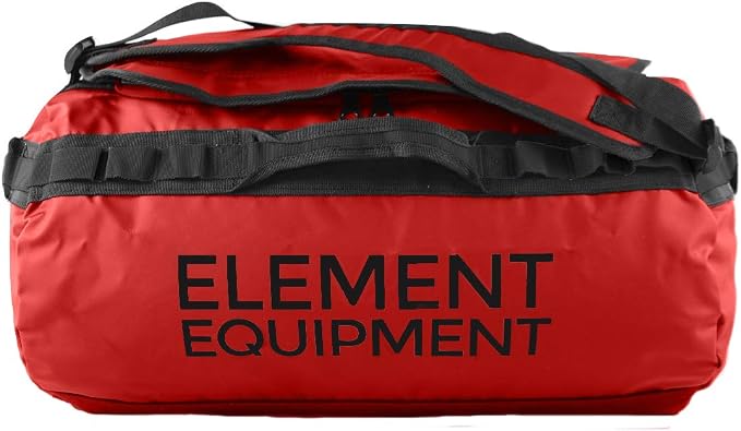 Element Equipment Trailhead Duffel Bag Shoulder Straps Waterproof Red Medium - Image 2