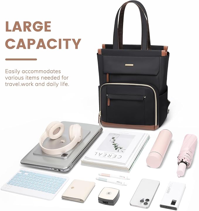 Convertible Daypack Laptop Backpack - Image 8