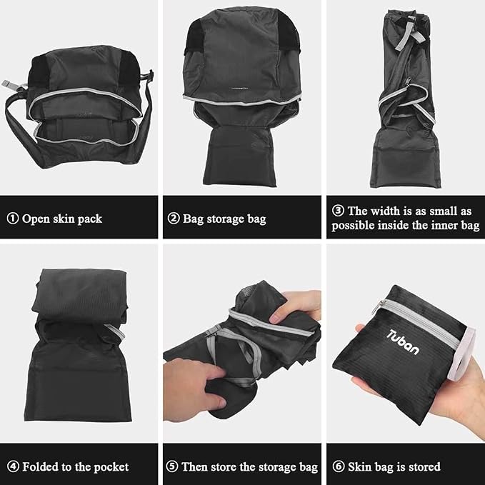 Ultra Lightweight Packable Water Resistant Backpack - Image 6