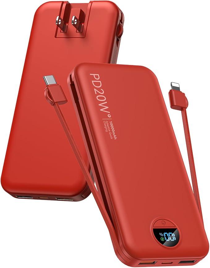 citicr Portable Charger Power Bank, 10000mAh PD20W USB C Fast Charging by CITICR