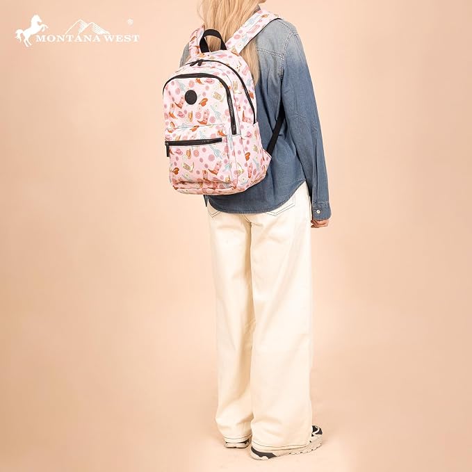 Montana West Backpack for Women Western Travel Backpack Purse Casual Daypack - Image 2