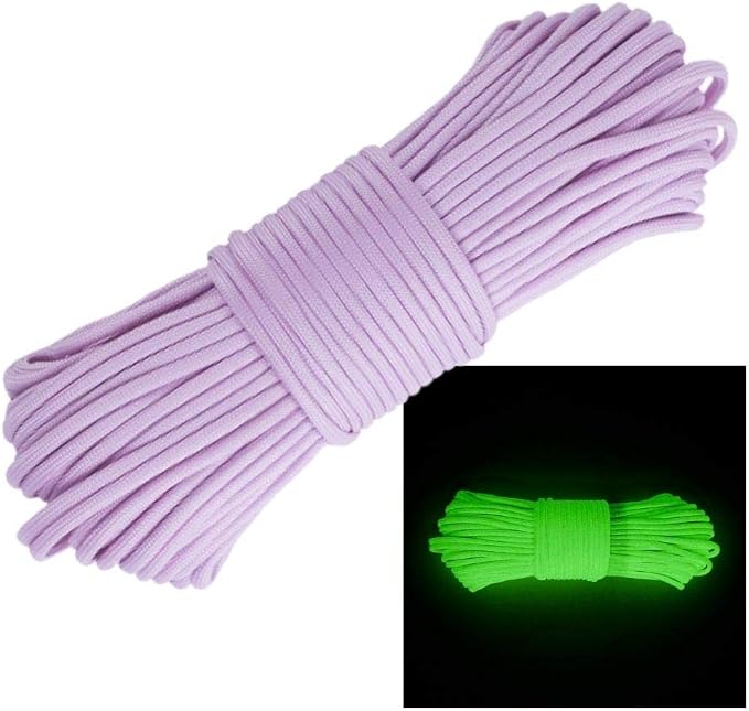 Glow in The Dark Zesty 550lb Paracord – 21 Strand Luminous Parachute Cord by WestCoastParacord