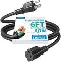 DEWENWILS Extension Cord 6 FT, 3 Prong Waterproof Extension Cable by DEWENWILS