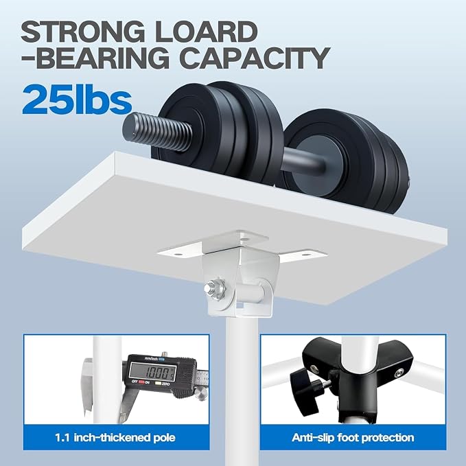 Projector Stand, 22 to 55 Inch Laptop Stand, Projector Tripod - Image 4