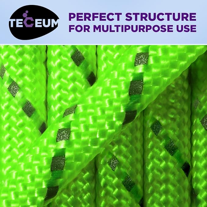 TECEUM Reflective Paracord Rope 1000 – 1000ft/200ft/100ft/50ft – 40+ Colors – - Image 8