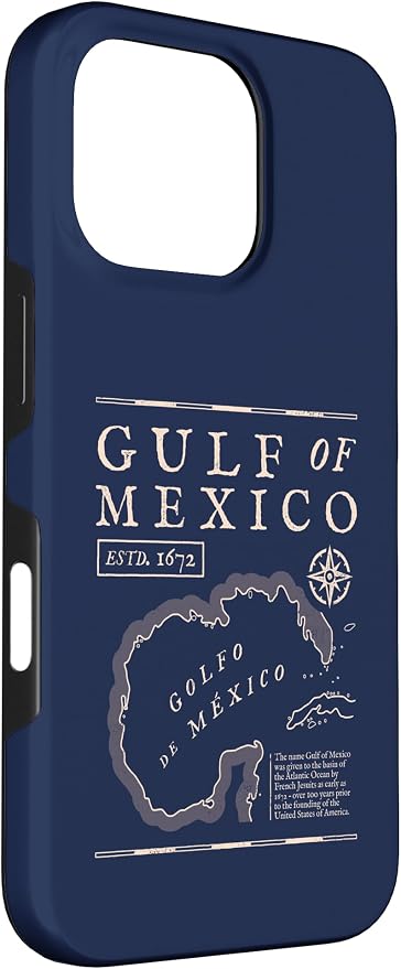 Gulf of Mexico 1672 Historic Map Case - Image 3