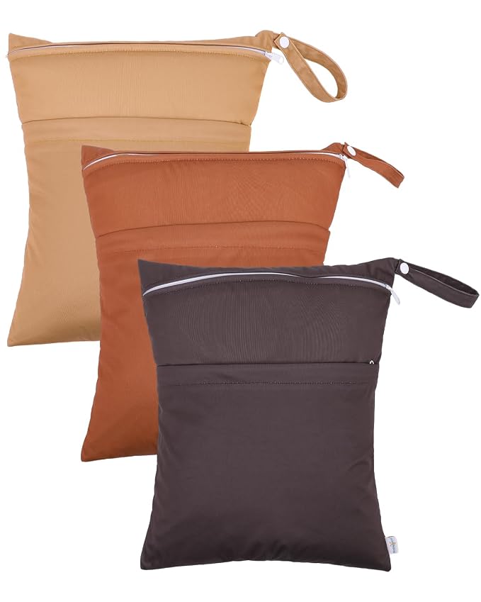 babygoal Wet Bags 3 Pack, Waterproof Travel Dry Bags by babygoal