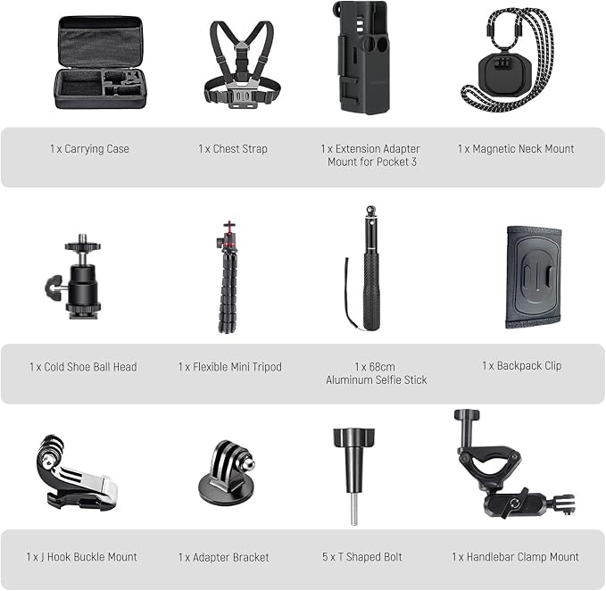 NEEWER Basics 16 in 1 Accessories Kit Compatible - Image 7