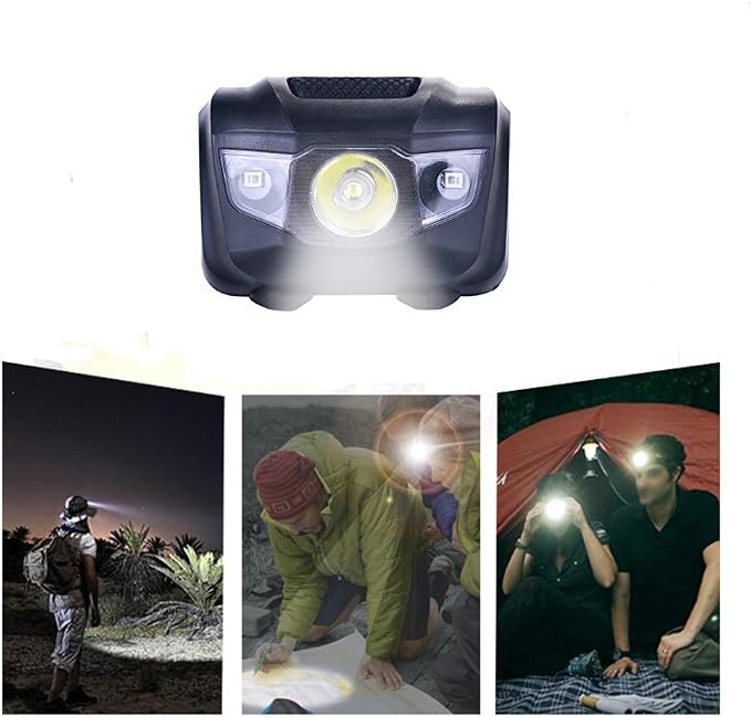 HappyOrange 4 Pack LED Headlamp, IPX4 Waterproof Headlight, 4 Modes - Image 5