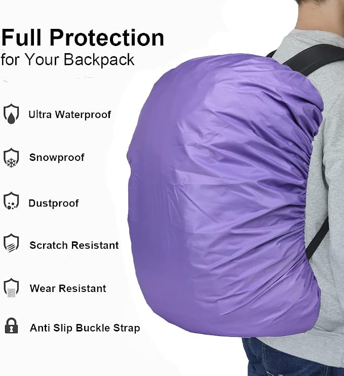 Waterproof Backpack Rain Cover - Image 2