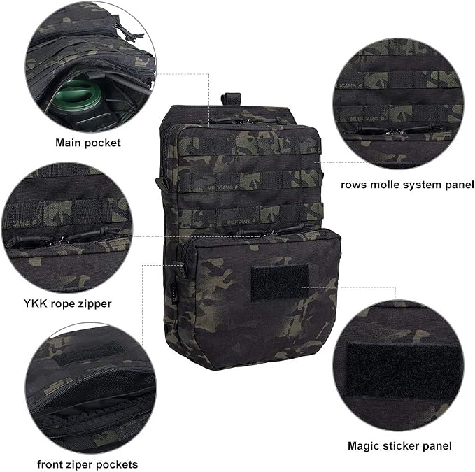 EXCELLENT ELITE SPANKER Tactical MOLLE Hydration Pack - Image 3