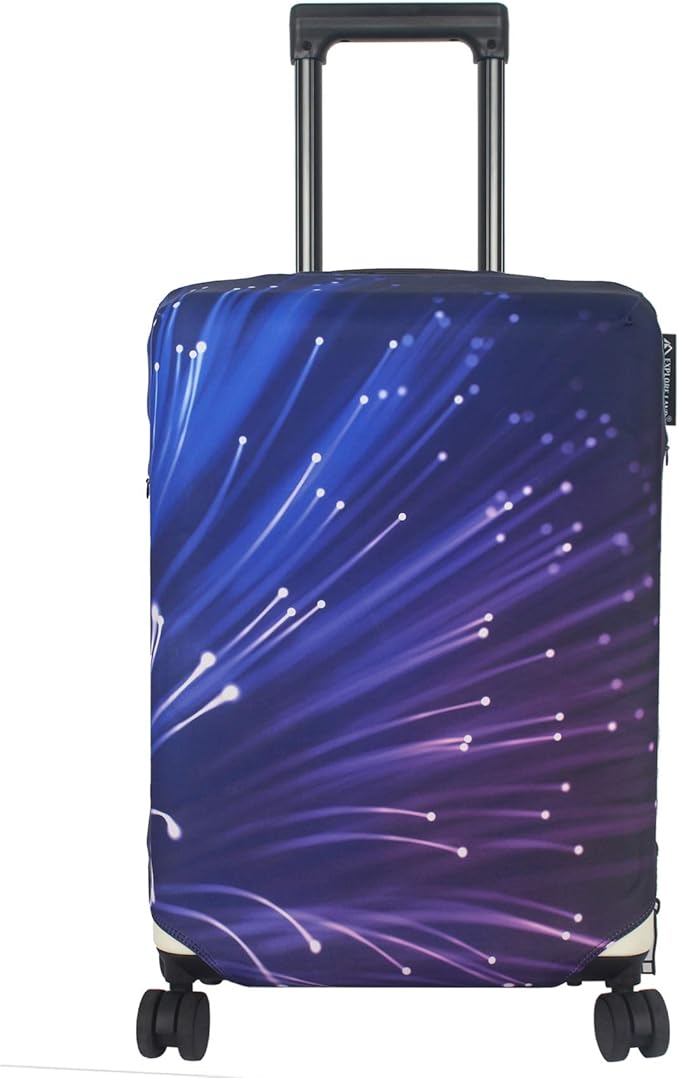 Explore Land Travel Luggage Cover Suitcase Protector Fits 18-22 Inch Case by ExploreLand