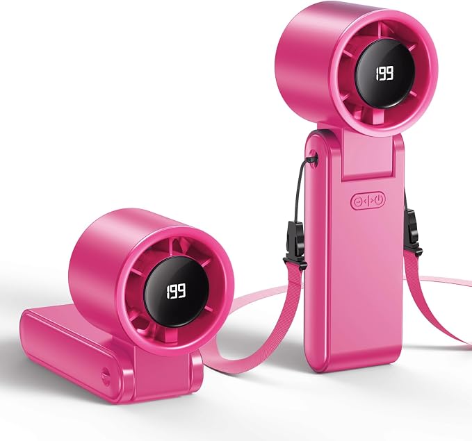 Portable Handheld Turbo Fan, 199 Gear Speed, 24 Hs Cooling Time, 5500mAh by Unknown