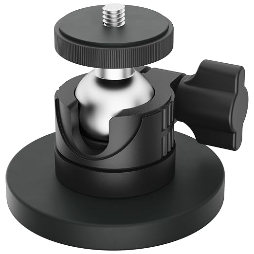 ULIBERMAGNET Black Magnetic Camera Mount, Strong Magnetic Mount by ULIBERMAGNET