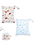 ALVA ALVABABY 2pcs Waterproof Wet Dry Bags, Reusable by ALVABABY