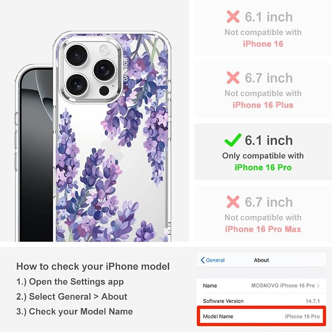 MOSNOVO Case for iPhone 16 Pro - Image 2
