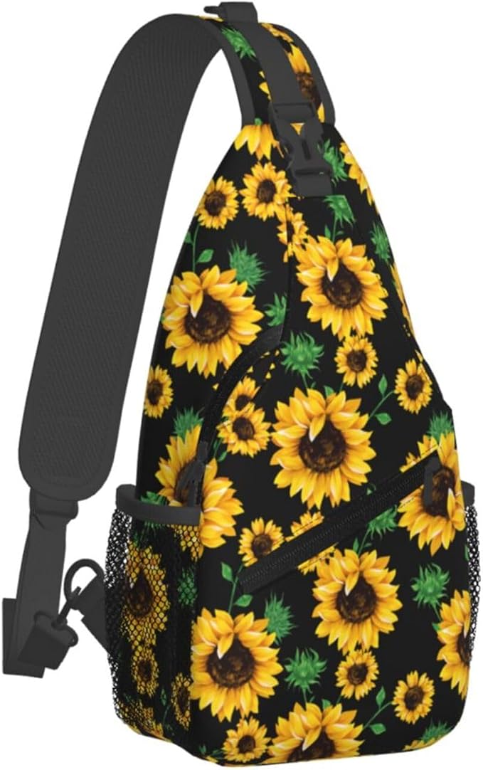 Sling Backpack For Men Hiking Daypack Crossbody Shoulder Bag Travel Chest Pack by Wizfuyq