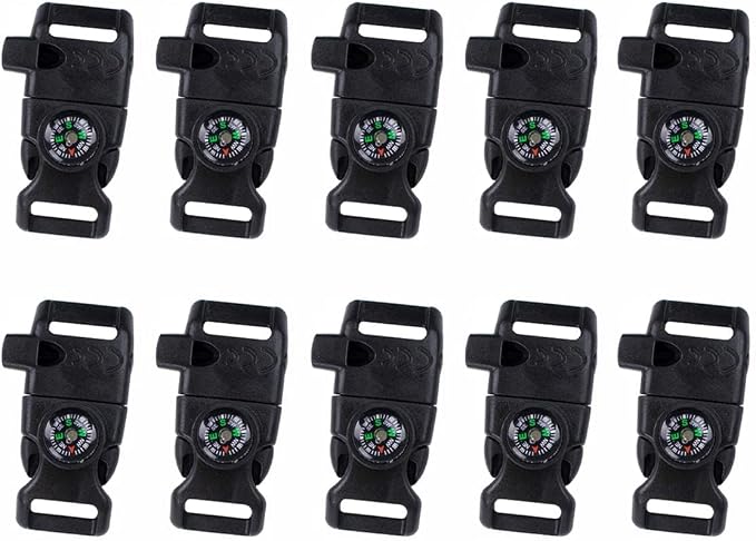 10 PCS Emergency Whistle Buckle come - Image 4