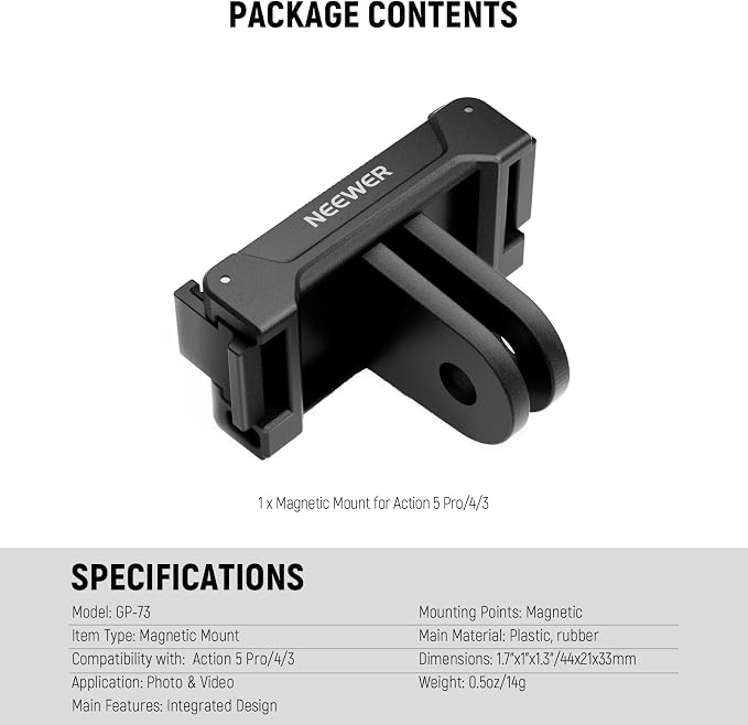 NEEWER Magnetic Mount Adapter Compatible - Image 7