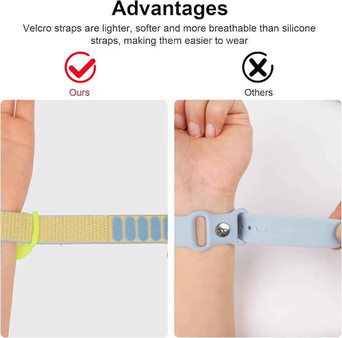 Kids Wristband Compatible with Apple AirTag, Protective Case - Image 7