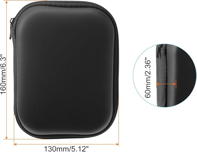 PATIKIL 6.3x5.12 Electronic Organizer Case, Charger Cord - Image 2