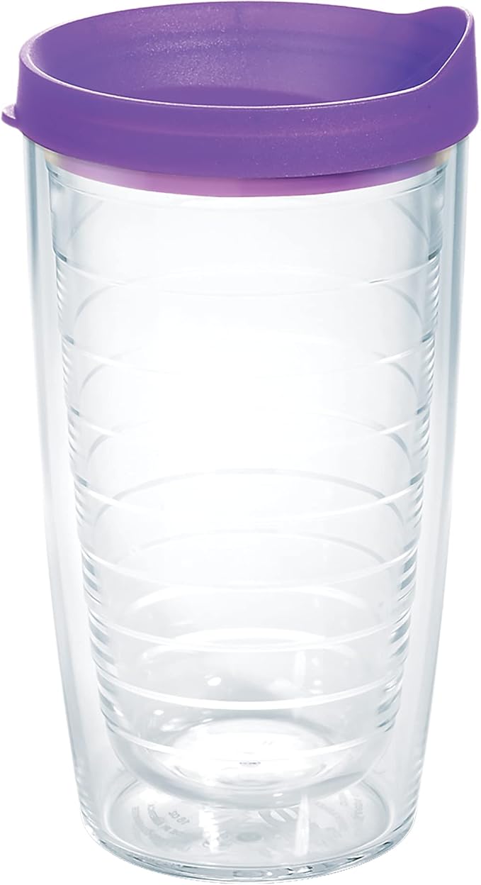 Tervis Clear & Colorful Lidded Made in USA Double Walled Insulated Tumbler by TervisTumblerCompany