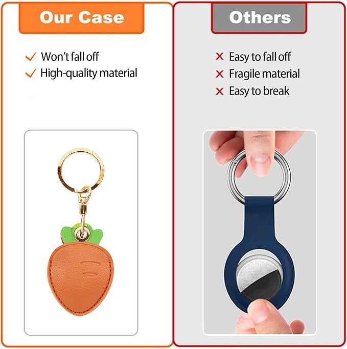 Leather Keychain Case Holder Compatible - Image 7