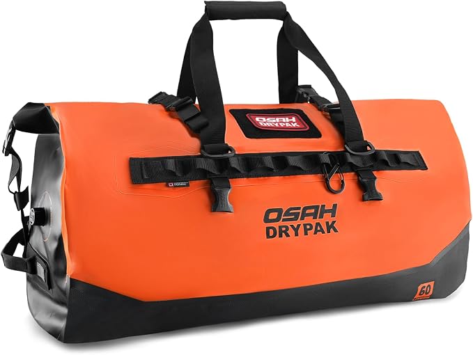 OSAH DRYPAK Waterproof Duffel Bag 25L/40L/60L – Heavy-Duty Motorcycle Tail Bag by OSAHDRYPAK